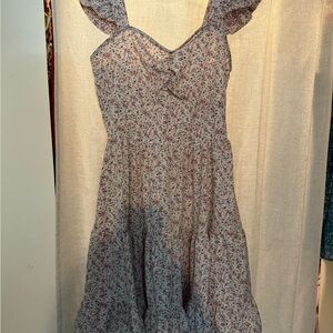 Floral Print Sleeveless Dress